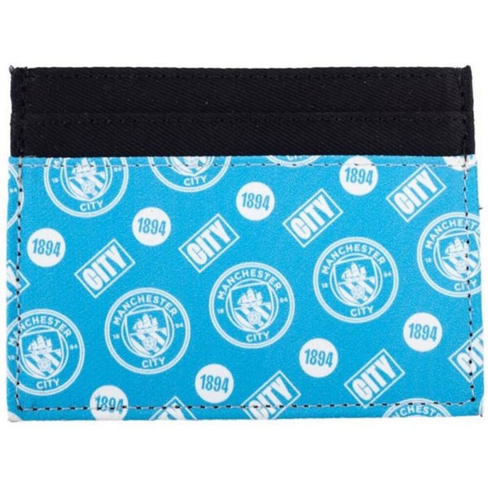 Manchester City FC Crest Card Holder / Sky Blue/White